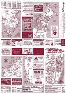 Andimaps goes to the front of the queue at the Broome Visitor Centre